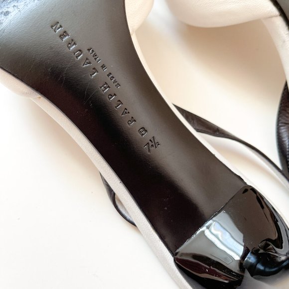 Ralph Lauren - Slingback Chevron Stripe Pumps - Picture 7 of 10